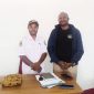 Direktur Yapkema Papua dan Kepala Dinas Pertanian saat jumpa di ruang kerja kadis pertanian, kamis, 21 Mei 2025.