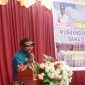 Sekda Deiyai Elimelekh Edowai, S.Sos memberikan sambutan sekaligus membuka Musrenbang Otsus di Aula sekwan, Kamis, 22 Mei 2025.
