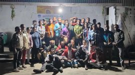 Suasana Musyawarah Besar Ke-III IPMA-WAMUYA di Asrama Tunas Harapan, Jayapura, pada Sabtu, 21 Juni 2025. Terlihat antusiasme peserta dalam proses pemilihan ketua baru.