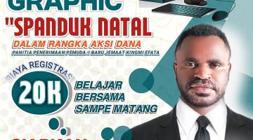 Pemuda KINGMI Efata Nabire akan Gelar Pelatihan Desain Spanduk Natal