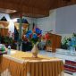 Para pemenang lomba solo rohani Pemuda Kingmi Efata foto bersama usai penyerahan hadiah di Gedung Gereja Efata, Nabire, Papua Tengah.