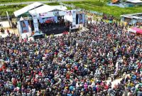 Situasi Konser di Lapangan Karel Gobai Pada 4 Oktober 2025.