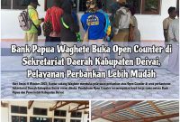 Implementasi kerja sama antara Pemkab Deiyai dan Bank Papua ditandai dengan dibukanya Open Counter di Setda Deiyai.