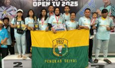 Kabupaten Deiyai Berjaya di Turnamen Badminton Bupati Paniai Cup 4 Open: Dukungan Dinas Sosial Jadi Kunci Sukses