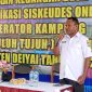 Kepala DPMK Kabupaten Deiyai, Dr. Ferdinant Pakage, M.AP., M.M., menyampaikan sambutan pada pembukaan Bimtek SISKEUDES Online di Aula SMA Negeri 1 Tigi Kabupaten Deiyai pada Rabu, 29/10/2025.