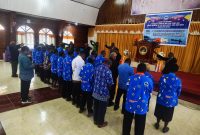 Pengurus PSW dan 28 Kepala Sekolah dan Pengelola Sekolah Wilayah YPPGI Kabupaten Deiyai resmi dilantik di Gereja Kingmi Antiokhia Waghete (15/10/2025).