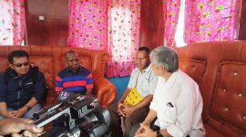 Tim BIG, Kepala DINAS DPMK dan Bupati saat dj wawancara pada 29/11/2025.