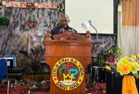 Pemerintah Kabupaten Deiyai yang diwakili Asisten II, Bapak Mesak Pakage, SE, hadir dalam Ibadah Syukur HUT Pekabaran Injil ke-87 Koordinator KINGMI Deiyai di Waghete (13/1).