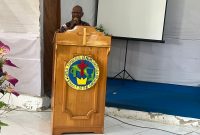 Mewakili Bupati Deiyai, Asisten II Mesak Pakage, S.E., menghadiri pembukaan Rapat Kerja ke-IV Gereja Kingmi Klasis Tigi Utara di Gereja Bethel Gakokebo, Jumat (16/1).