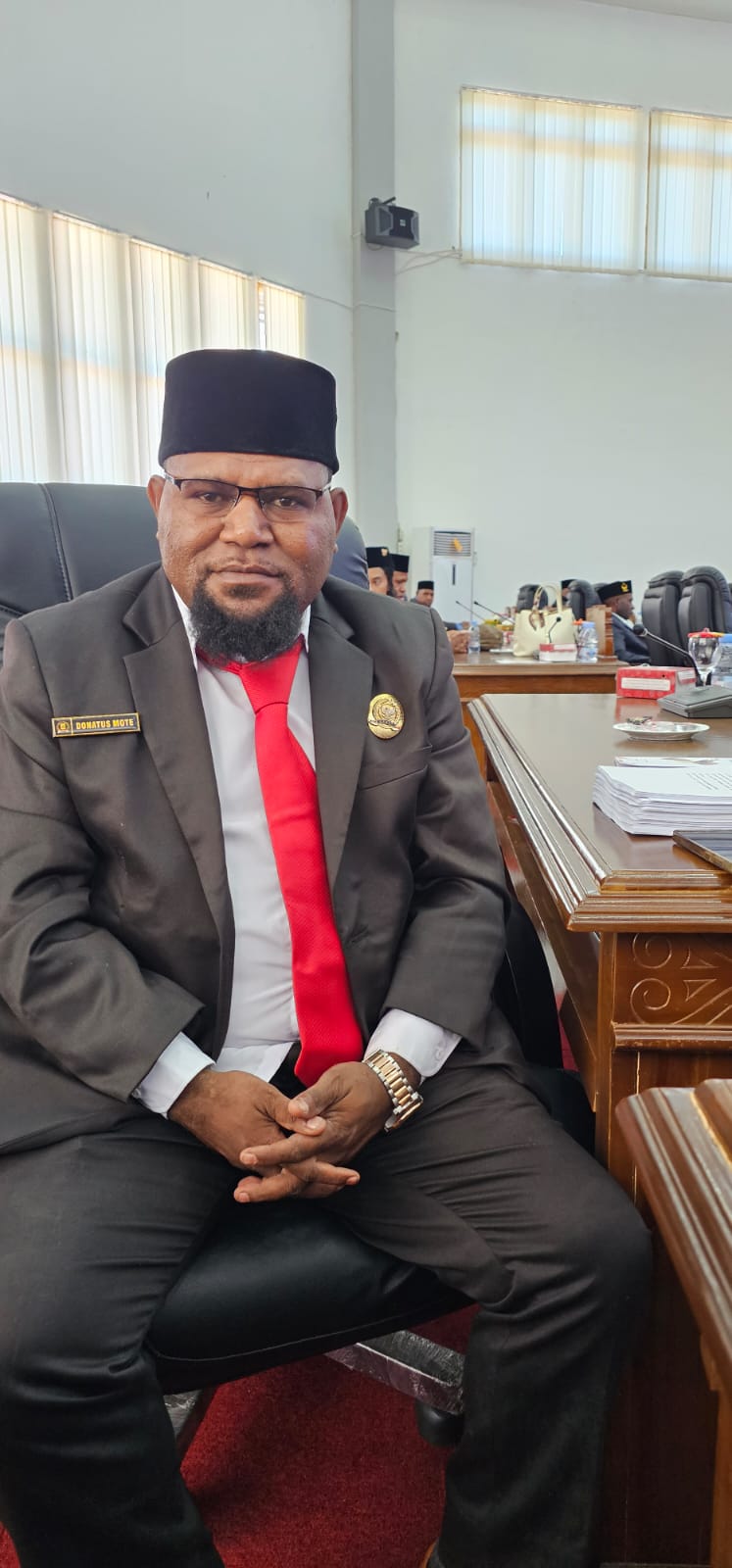 Anggota DPR Papua Tengah, Donatus Mote, S. IP, MM