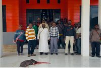 Foto bersama usai peresmian Gedung baru BPBD pada Sabtu, 28/2/2026.