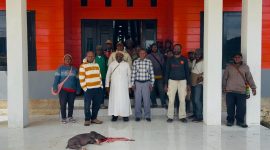 Foto bersama usai peresmian Gedung baru BPBD pada Sabtu, 28/2/2026.