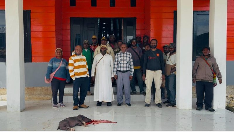 Foto bersama usai peresmian Gedung baru BPBD pada Sabtu, 28/2/2026.