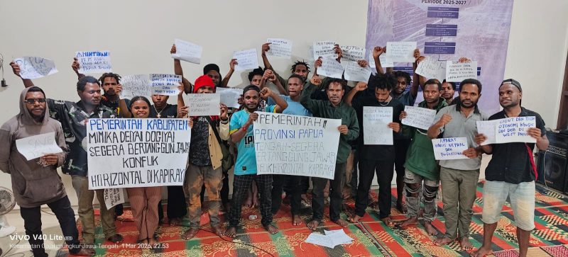 Ikatan Pelajar Mahasiswa Mimika (IPMAMI) dan IPMANAPANDEDE Kota Studi Semarang, menyatakan sikap tegas atas konflik horizontal yang terjadi di Kapiraya antara Suku Mee dan Suku Kamoro.