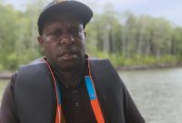 Ernest Kotouki, S.IP ketua Tim Harmonisasi konflik Antara Suku Mee dan Kamoro di Kapiraya dari Deiyai.