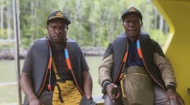 Tim Harmonisasi Kabupaten Deiyai Enernes Kotouki (Kanan) ketua Tim dan Kabag Tapem di Kapiraya. 