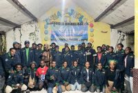 Foto bersama usai perayaan HUT IPMADEI Jog-lo ke-17 Tahun di Asrama Deiyai Jogja pada Kamis, 16/4/2026. 