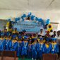 Peserta didik TK Santa Teresia Widimei, PAUD/KB Kigou, dan PAUD/KB Edoutou Gakokebo mengikuti prosesi wisuda dan pelepasan Tahun Ajaran 2025/2026 di Distrik Tigi Utara, Kabupaten Deiyai, Jumat (12/6/2026).