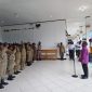 Suasana Apel Bupati dan Anggota POL PP yang berlangsung di kantor Bupati Deiyai, Jumat, 26/6/2026.