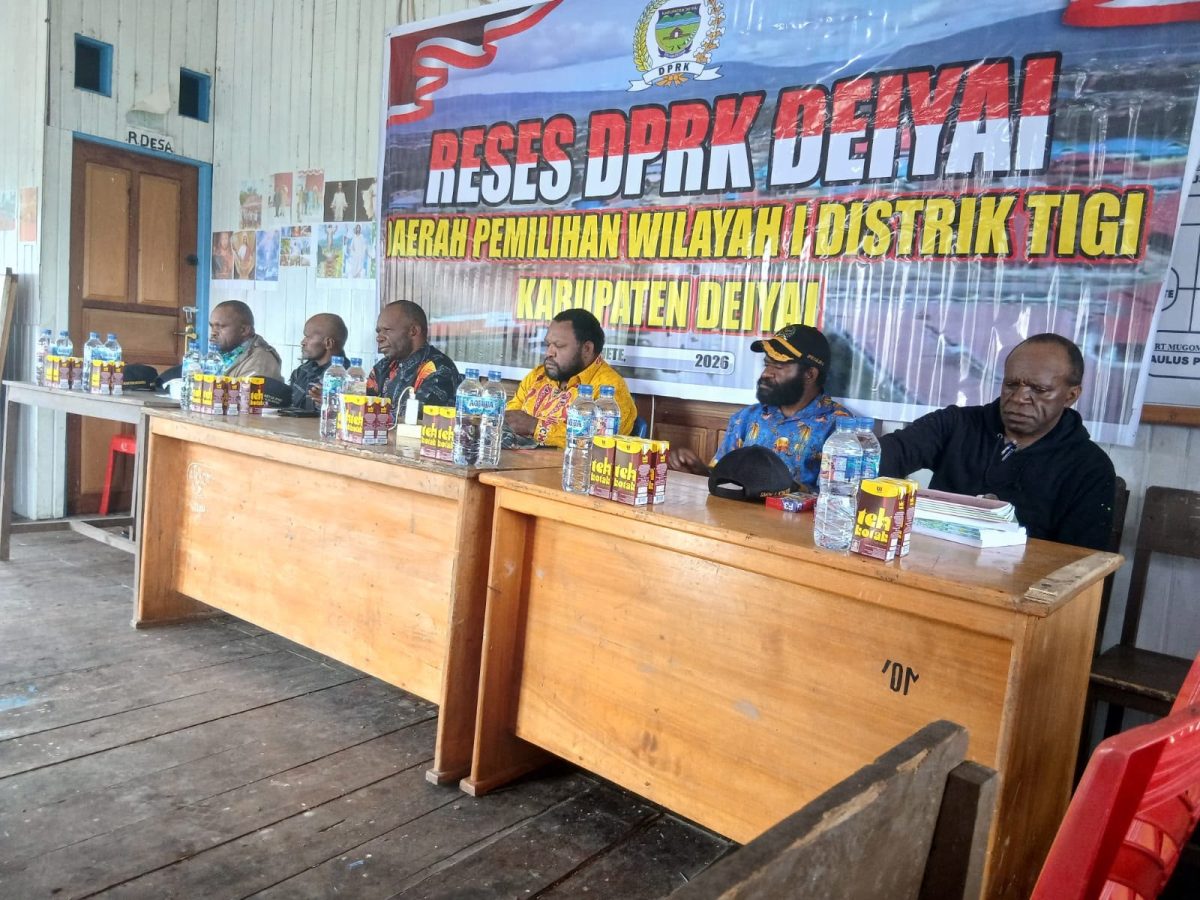 DPRK Deiyai Wilayah Pemilihan Distrik Tigi menyerap aspirasi masyarakat Distrik Tigi, Jumat, 26/6/2026. 