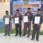 Bupati Deiyai Melkianus Mote, ST, Ketua DPRK Gergorius Mote, Wakil Ketua I Linus Koto dan Wakil Ketua II Dames Pekei saat menandatangani surat Keputusan, Senin, 29/6/2026. 