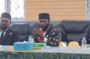 Wakil ketua III Amison Frank Dogopia menyampaikan Pandangan Umum fraksi dalam rapat paripurna DPRK kabupaten Deiya, Senin, 29/6/2026