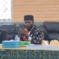 Wakil ketua III Amison Frank Dogopia menyampaikan Pandangan Umum fraksi dalam rapat paripurna DPRK kabupaten Deiya, Senin, 29/6/2026