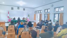 Suasana technical meeting turnamen futsal antar OPD di Aula Setda Deiyai, Selasa (14/7), menjelang pembukaan pertandingan yang digelar Rabu (15/7).