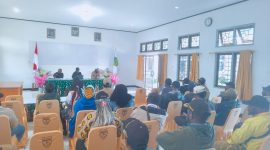 Suasana technical meeting turnamen futsal antar OPD di Aula Setda Deiyai, Selasa (14/7), menjelang pembukaan pertandingan yang digelar Rabu (15/7).