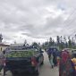 Panitia syukuran Partai Kebangkitan Bangsa (PKB) memborong petatas dan berbagai jenis sayuran hasil kebun masyarakat Amago hingga Oneibo, Wilayah Bomou, Jumat (31/7/2026). 