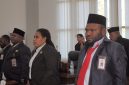 Donatus Mote dan sejumlah anggota DPRP PT dalam suatu acara resmi.