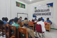Tim Dinas Kesehatan Provinsi Papua Tengah bersama Dinas Kesehatan Kabupaten Deiyai, Puskesmas Waghete dan Yayasan Bina Kasih Husada mengikuti monitoring penerapan Integrasi Layanan Primer (ILP) serta pendampingan skrining TB di Puskesmas Waghete, Kamis (27/8/2026).