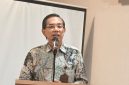 Plt. Kepala Perwakilan BPKP Provinsi Papua Tengah, Catur Budi Wibowo, menyampaikan arahan kepada 25 peserta Diklat Pembentukan Jabatan Fungsional Auditor Ahli Pertama Kabupaten Deiyai saat penutupan kegiatan di Hotel Carmel Nabire, Kamis (1/10/2026).