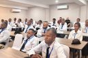Suasana pelaksanaan Diklat Pembentukan Jabatan Fungsional Auditor Ahli Pertama bagi 25 peserta Orang Asli Papua (OAP) asal Kabupaten Deiyai di Hotel Carmel, Nabire, Papua Tengah. 